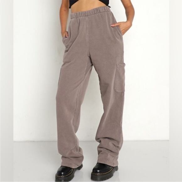 JOAH BROWN CARGO JOGGER S/M PEPPERCORN - Picture 1 of 7